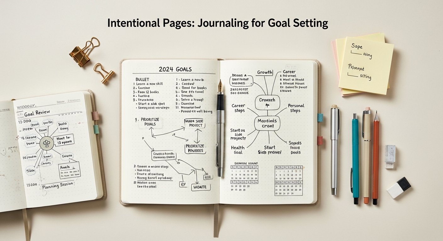 Illustration of a woman writing in a journal with planner and coffee &mdash; Women's Lifestyle featured image