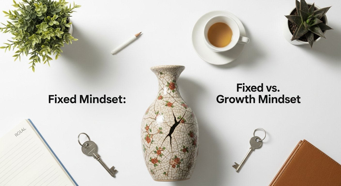 fixed vs growth mindset - photo 2 illustration
