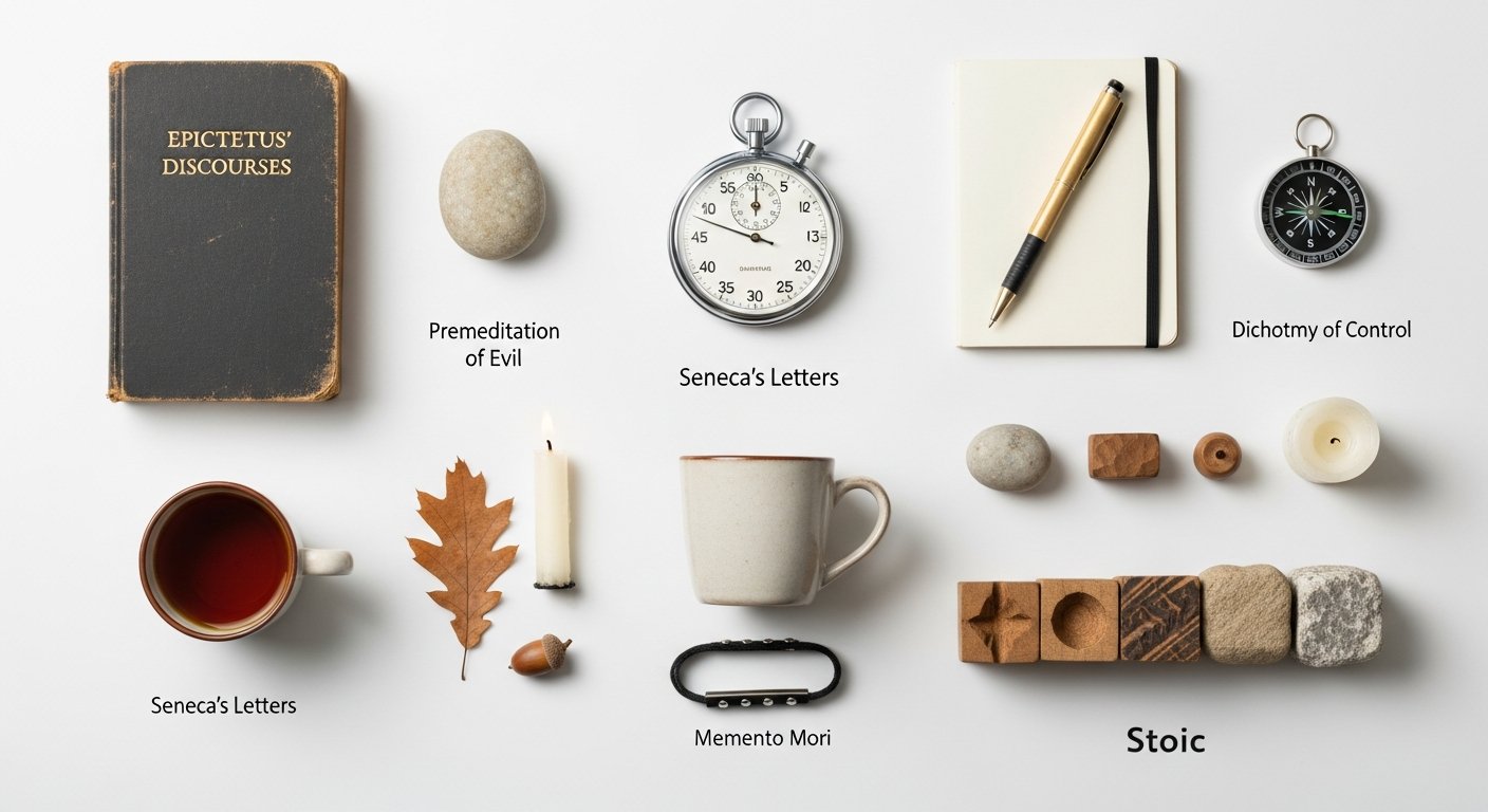 practical stoicism exercises &mdash; featured illustration