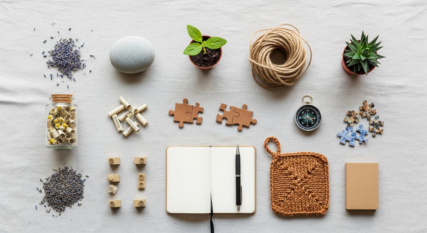 Illustration of a woman practicing resilience and self-care for a women's lifestyle article